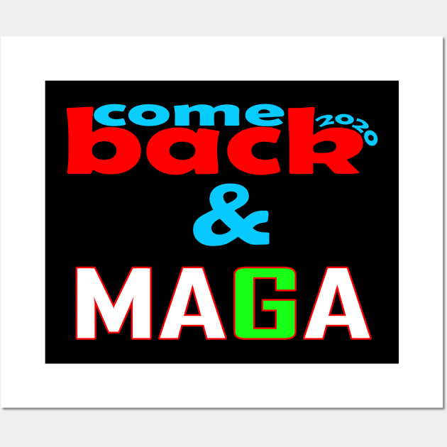 Make America great again Wall Art by PinkBorn